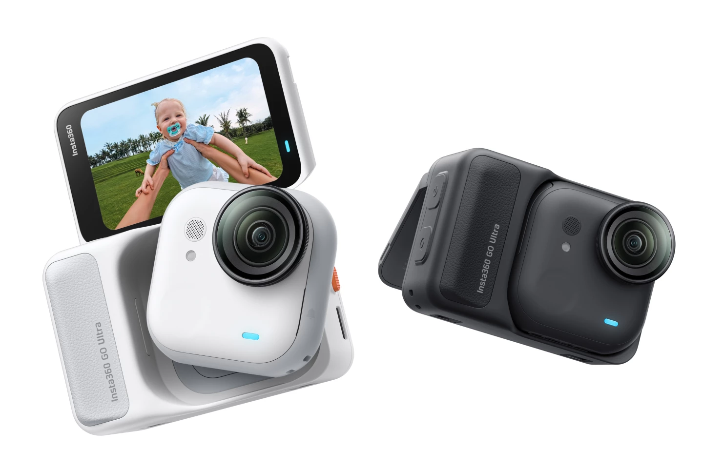 The Go Ultra comes in two colorways, and is accompanied by the Action Pod in the box that adds a flip touchscreen and doubles battery life