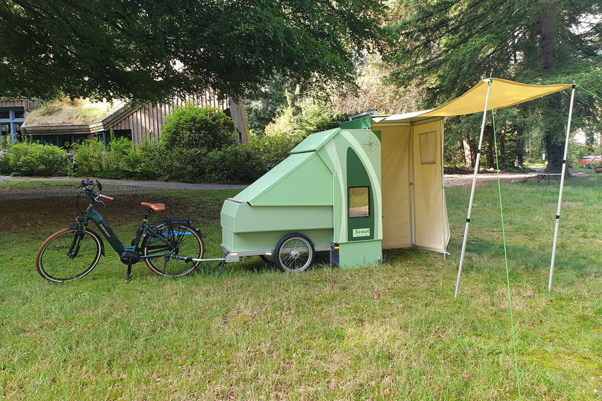 Scout ebike camper trailer inspires twowheeled micro adventures