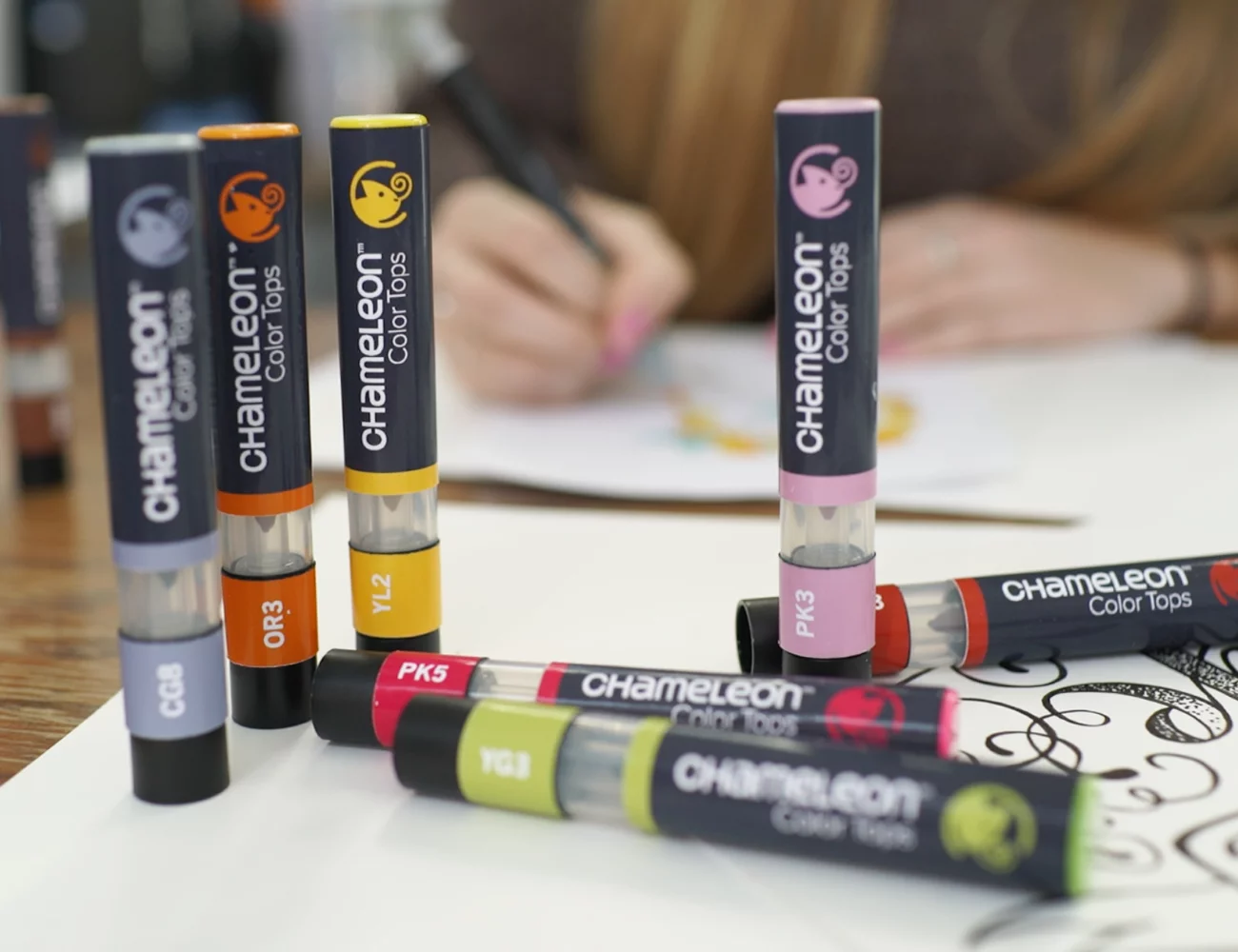 Chameleon Tops come in a variety of colors, and are refillable