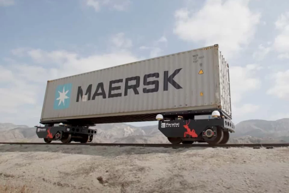 Parallel Systems is currently testing its autonomous battery-electric rail vehicles on a closed track in the Los Angeles area