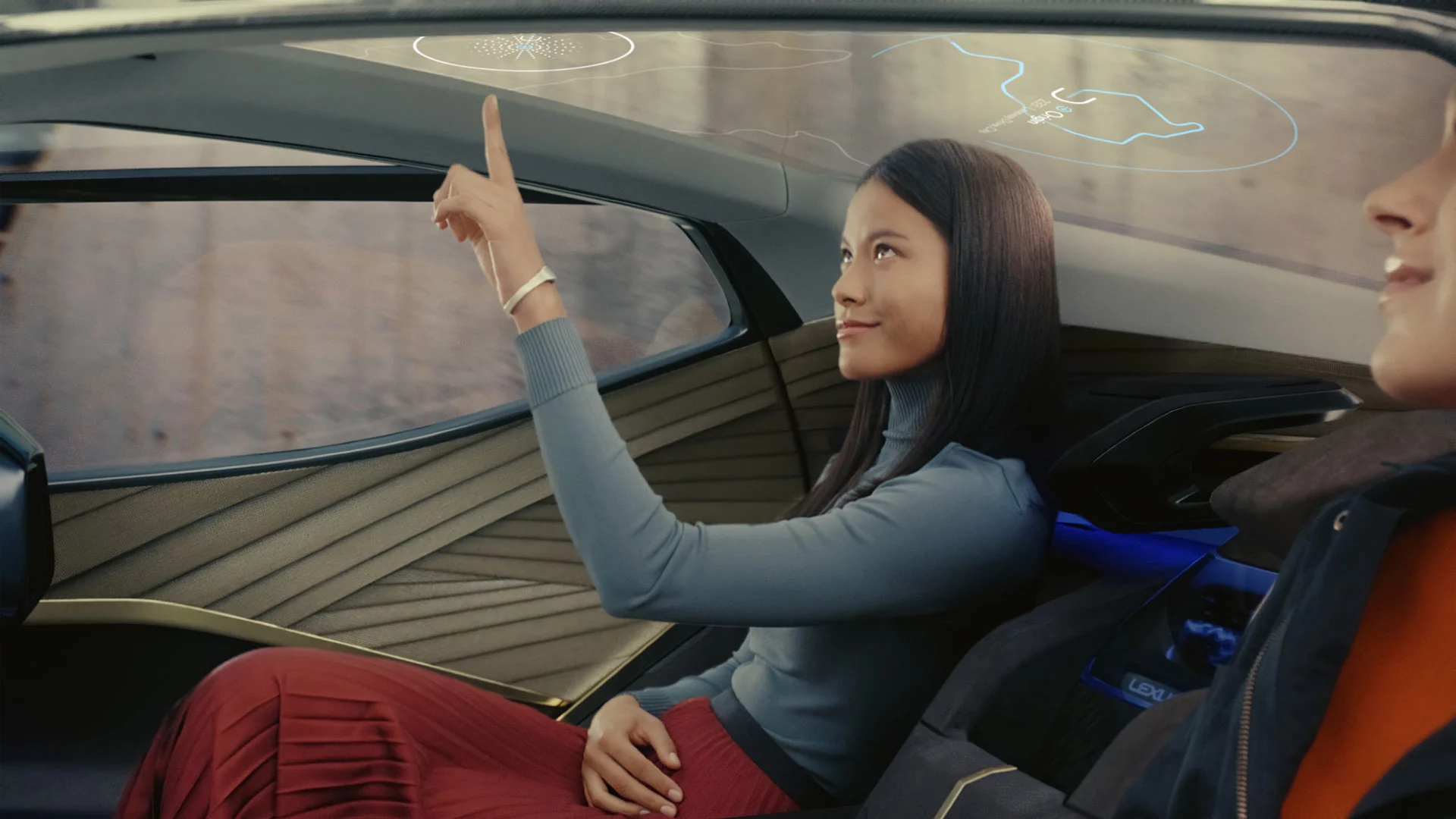 The LF-30 is loaded with burgeoning technologies like automotive AI, augmented reality and gesture control