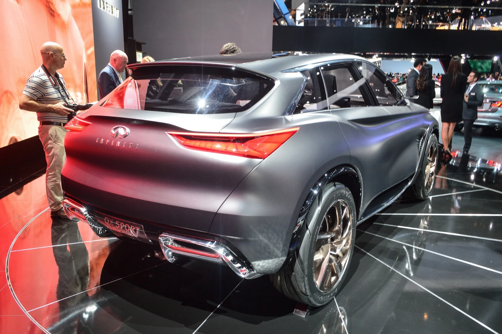 Debuted in Beijing earlier this year, the Infiniti QX Sport Inspiration concept hints at a mid-sized SUV