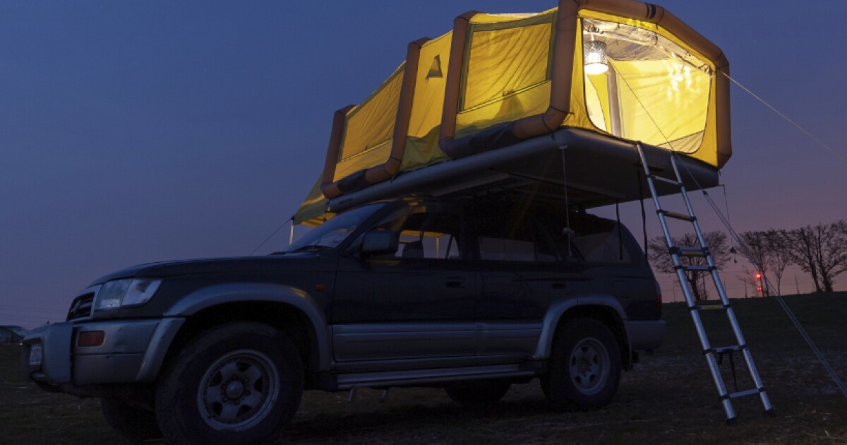 GentleTent supersizes its inflatable rooftop tent into a tworoom