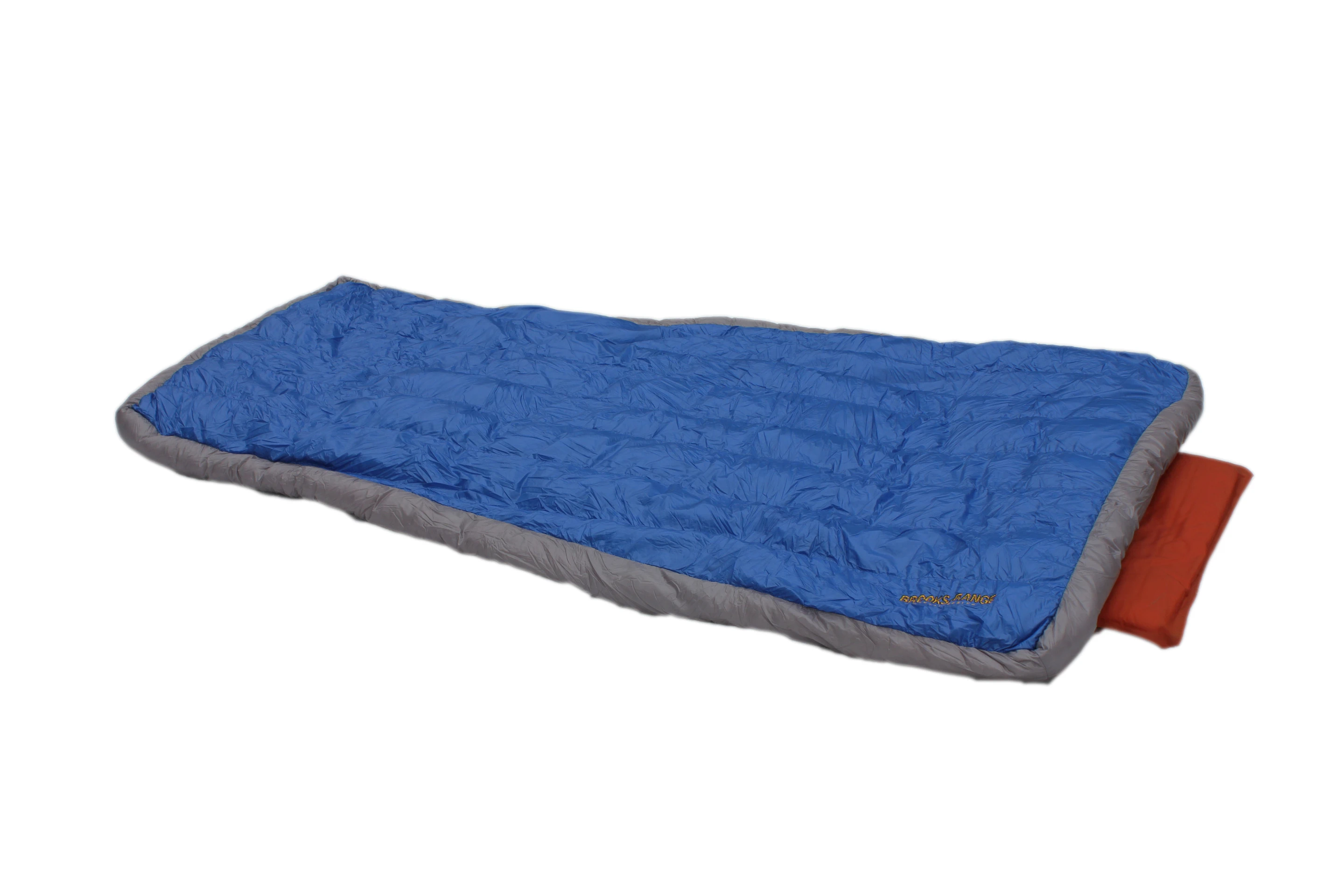 The new Brooks-Range Cloak is a lightweight DownTek sleeping quilt that weighs as little as 13 oz. (369 g)
