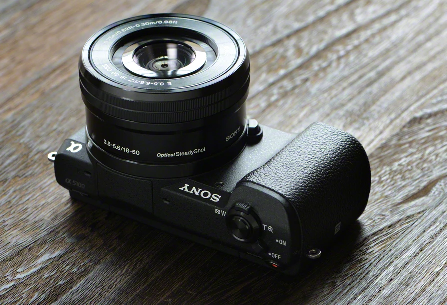 The Sony Alpha A5100 measures just 109.6 x 62.8 x 35.7 mm (4.3 x 2.5 x 1.4 in)