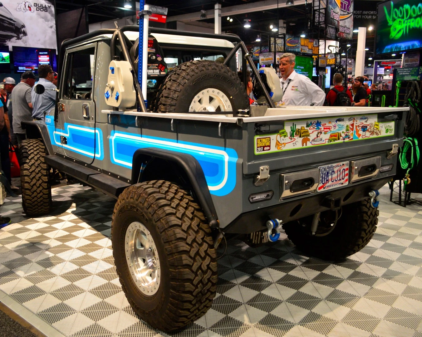 Jeep CJ10 Honcho build from Voodoo Offroad and Daystar Products International