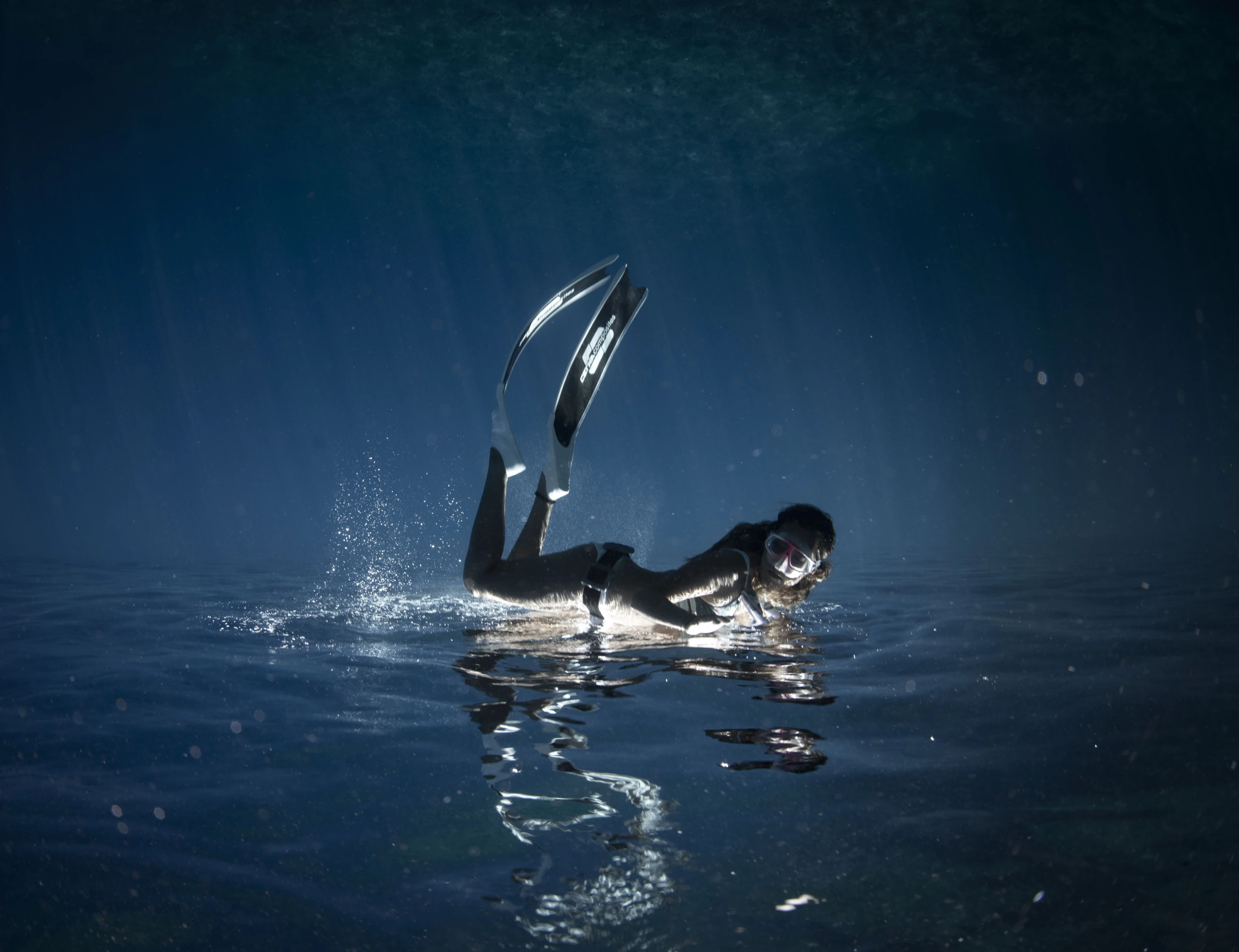 'Underwater, we are free', Okinawa, Japan