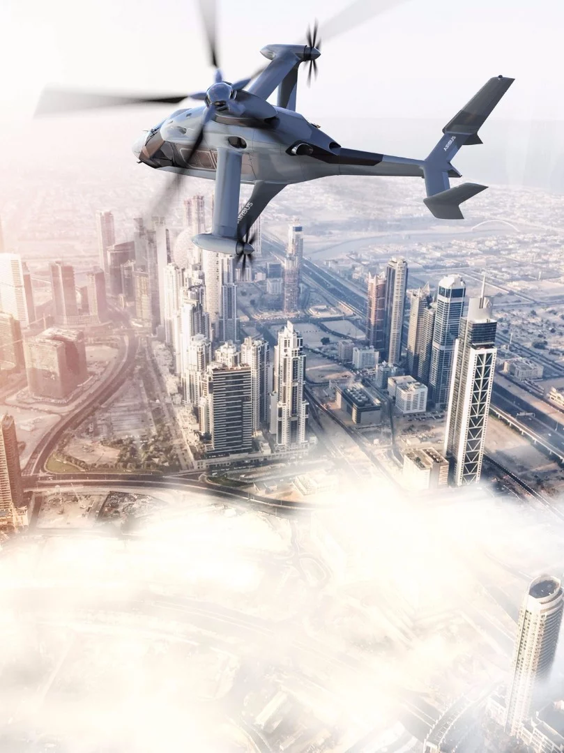 Adding to the Airbus Racer's efficiency will be a lightweight hybrid metallic-composite airframe