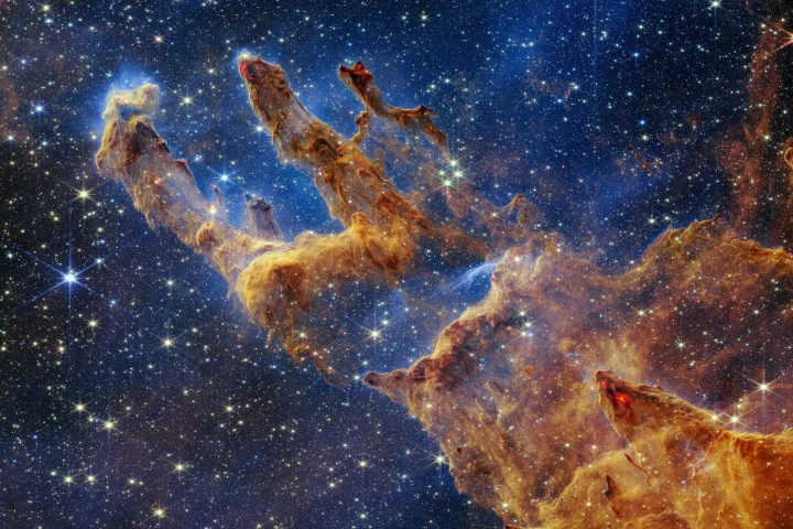 The James Webb Space Telescope's new image of the Pillars of Creation