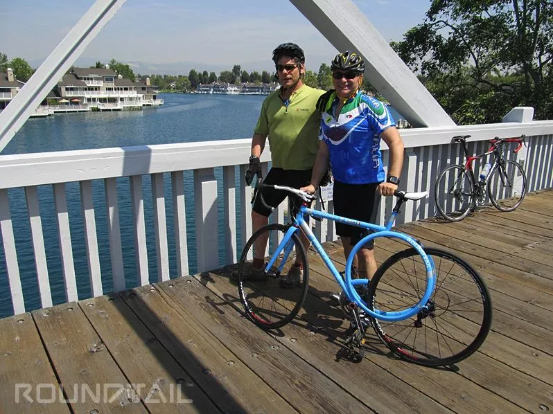 The Tortola RoundTail bicycle replaces the frame's traditional rear triangle with two shock-absorbing joined rings