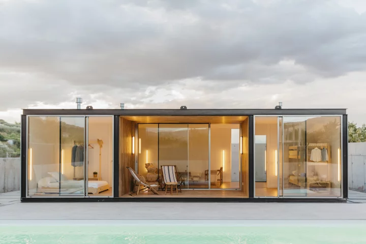 Tini, but not-so-tiny: the Tini 2M is roughly double the size of its predecessor and serves as a vacation home for a couple and their son in La Rioja, northern Spain