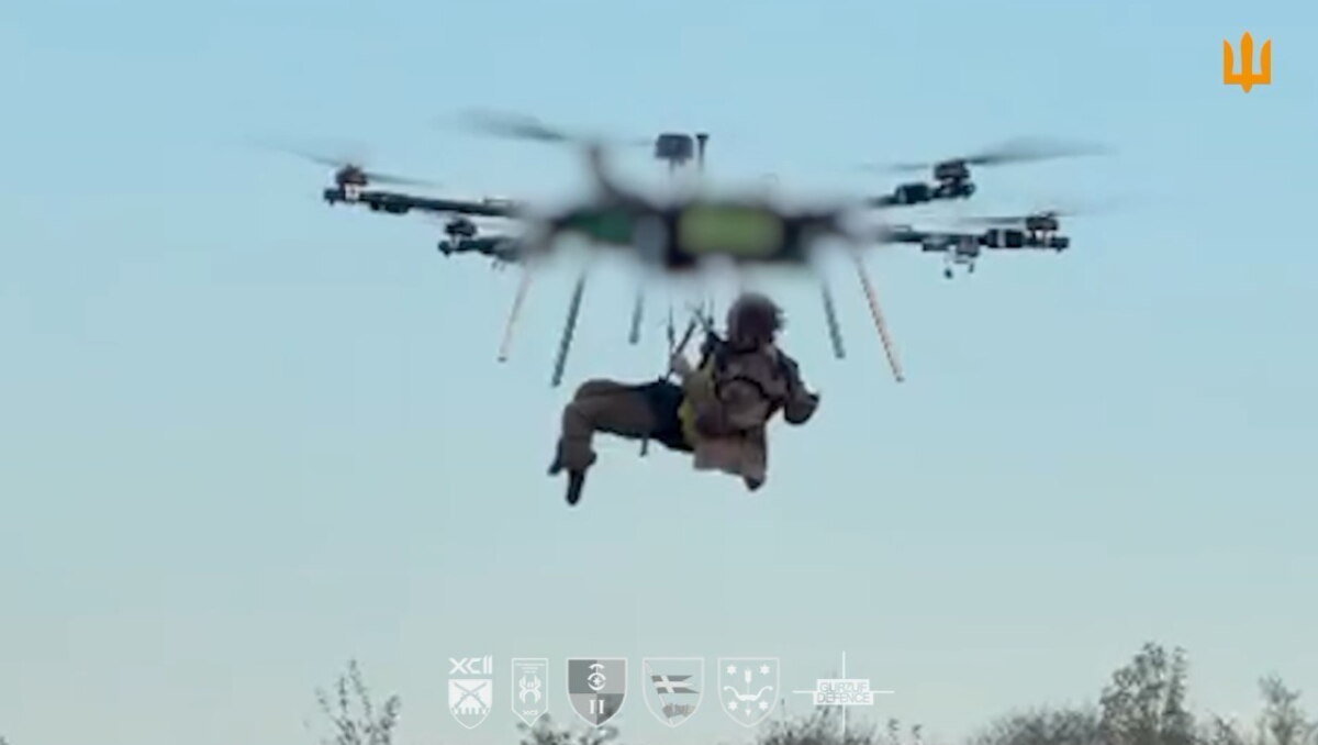 Ukrainian hexacopter drone executes world-first aerial medevac