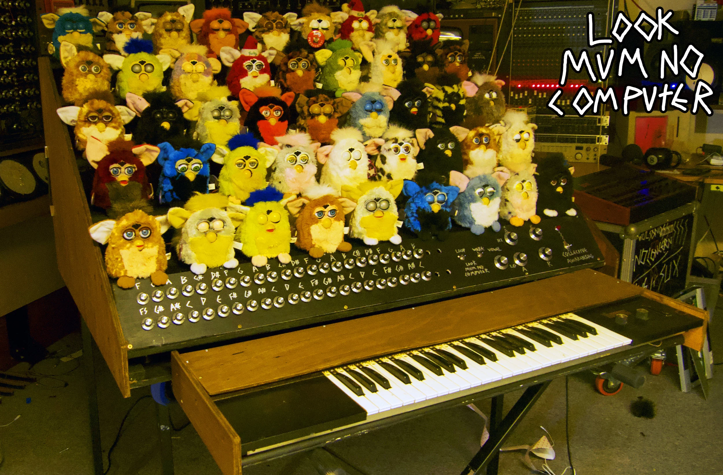 The creepy Furby Organ is part of the museum's collection of home-grown oddities