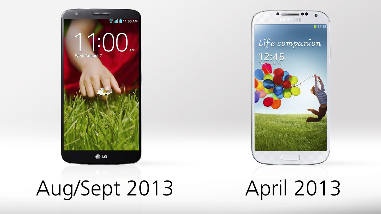 The G2 will be rolling out over the next couple of months, while the GS4 has been around for almost four months