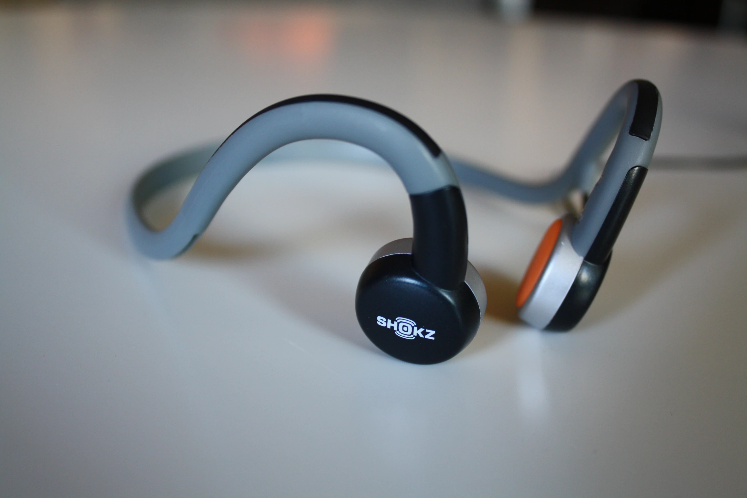 Aftershokz send high fidelity, stereo quality sound, directly through the skull to the inner ear