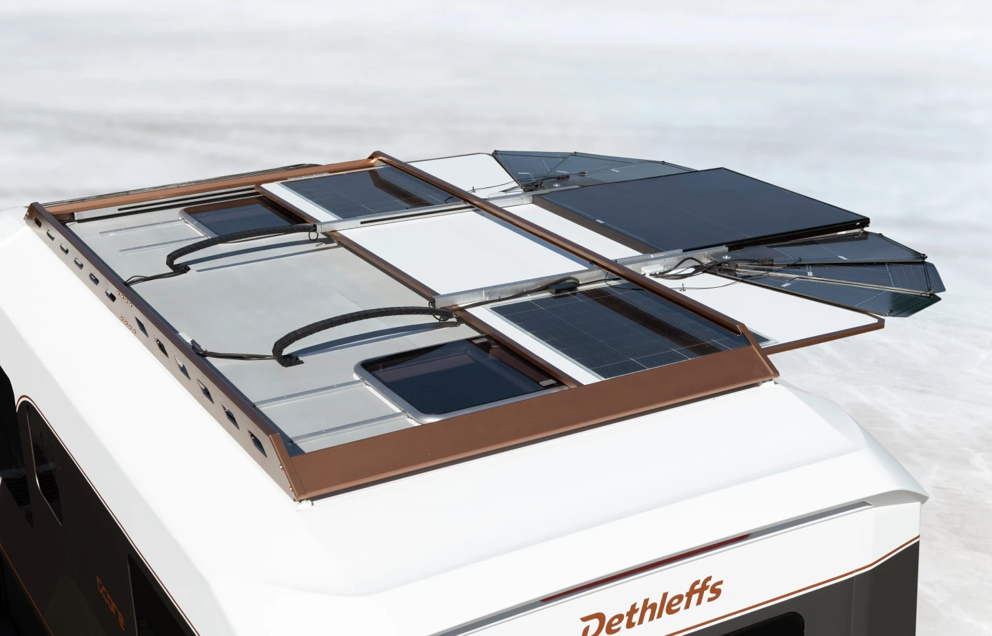 All in, the solar array delivers up to 600 watts of charging when fully deployed