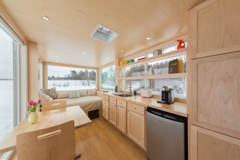 Shot of the kitchen area