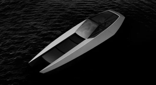 Code X's solar-hybrid luxury yacht