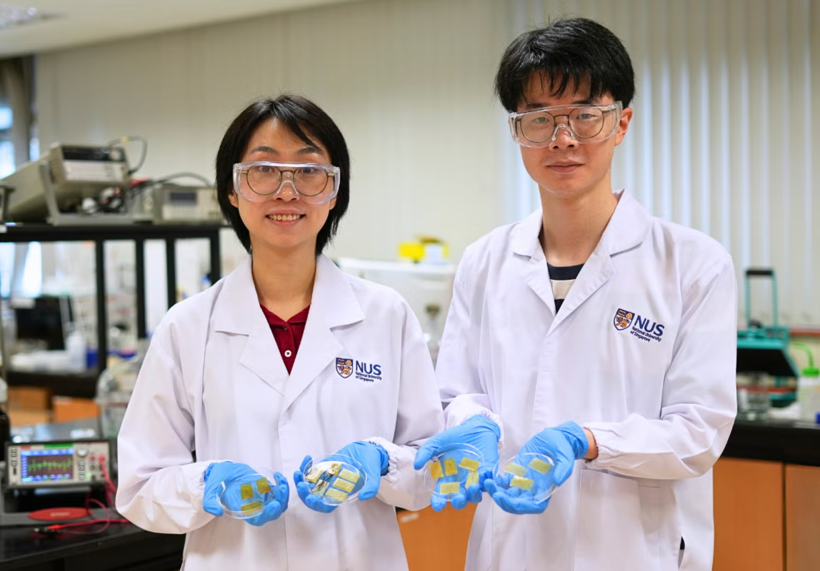 Magnetoelectric underwater skin senses damage, repairs itself