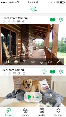 In the event of an intrusion, the Arlo Pro camera will ping your phone via the Arlo app