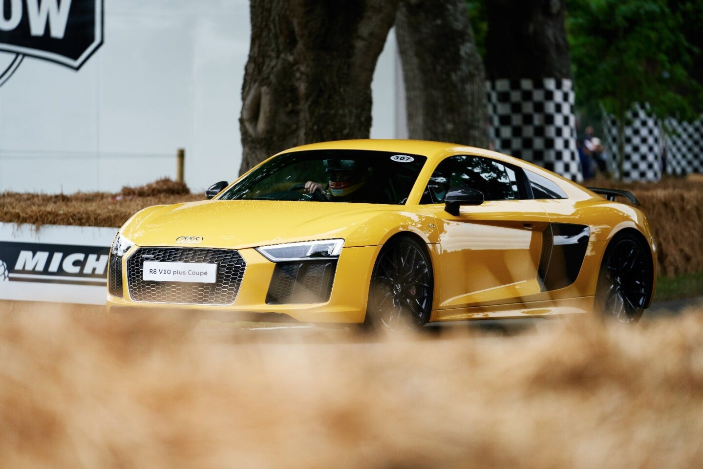 The Audi R8 V10 Plus was the quickest supercar up the hill