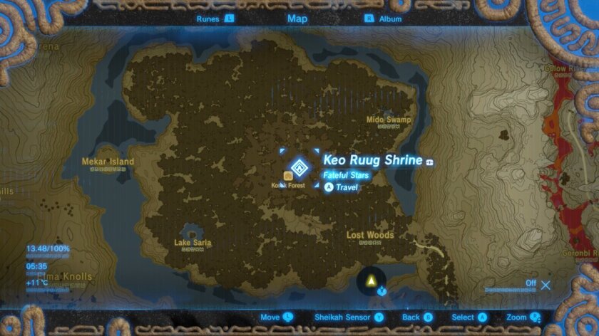 You can also find the Master Sword here