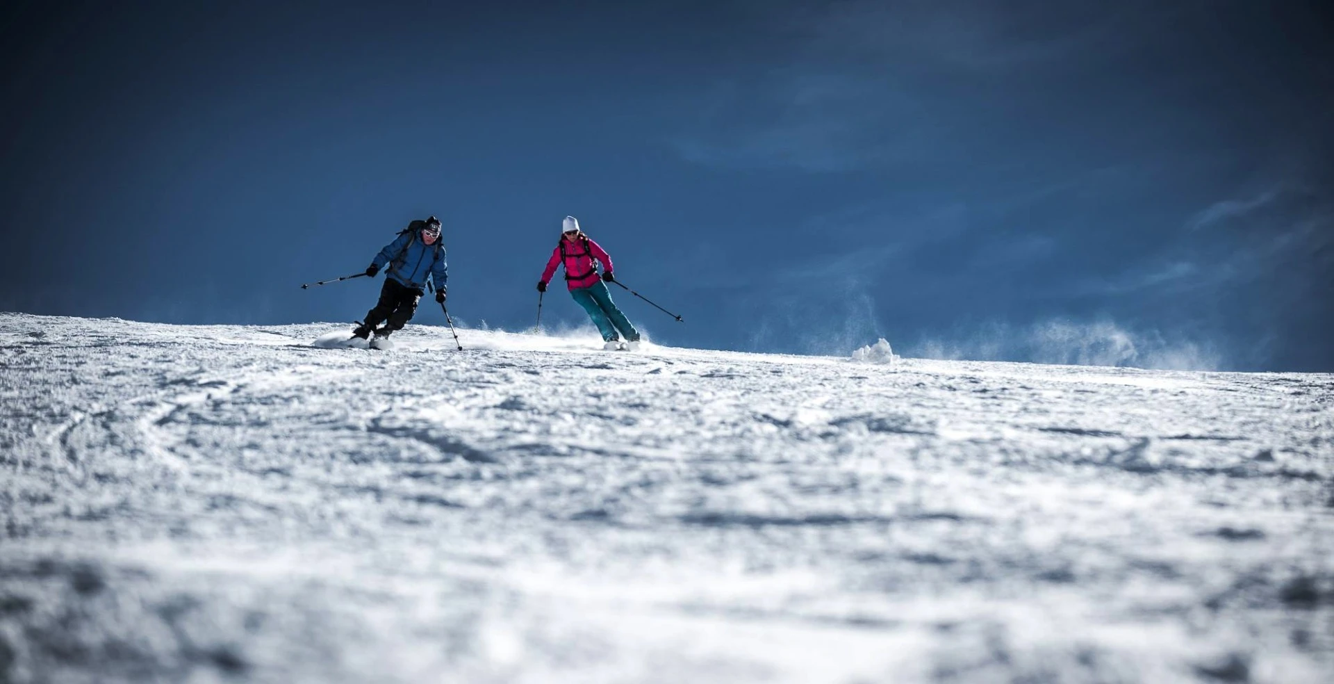 Cruising the snow on Crossblades