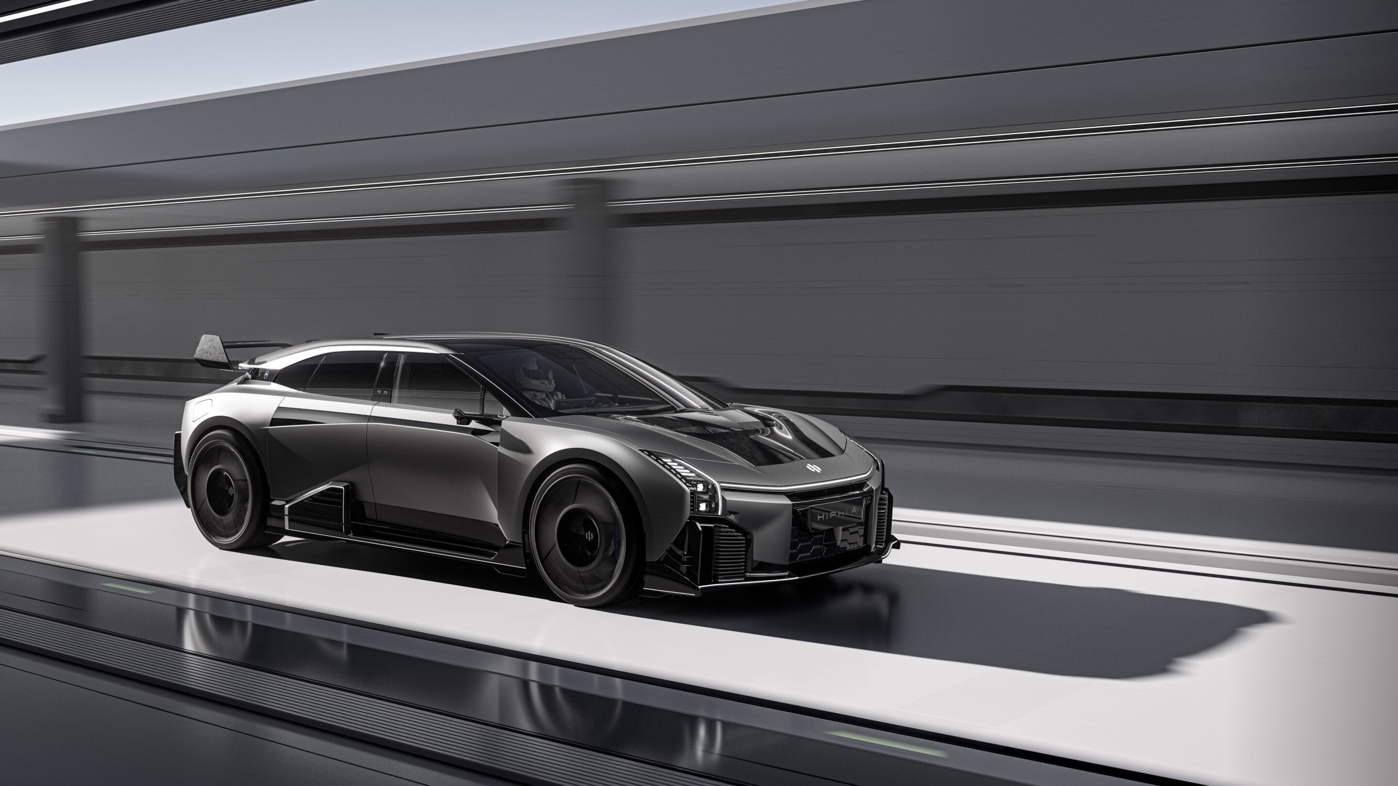 The all-new HiPhi A makes its first appearance