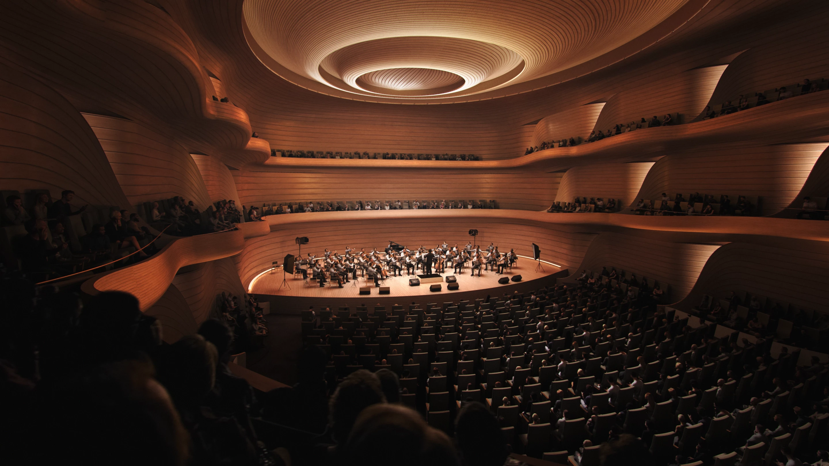 The Opera and Ballet Theatre of Kosovo will include a 1,200-capacity concert hall