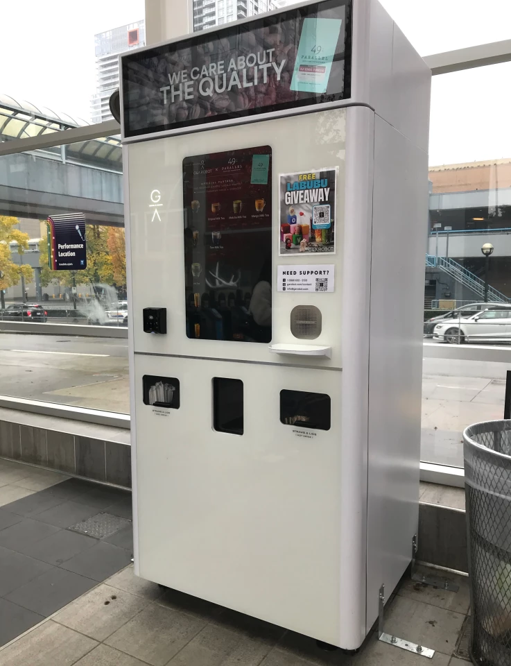 One of the machines in its native Vancouver habitat – other cities are in the works