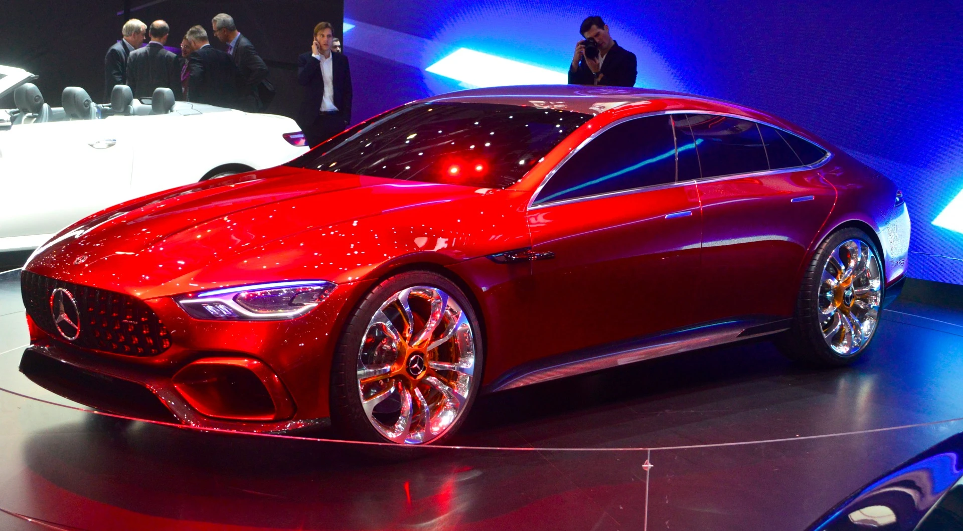 The Mercedes-AMG GT Concept makes its world premiere at the 2017 Geneva Motor Show
