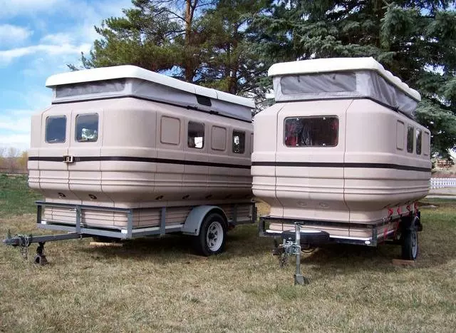The pop-up roof gives you 6 feet (1.8 m) of headroom