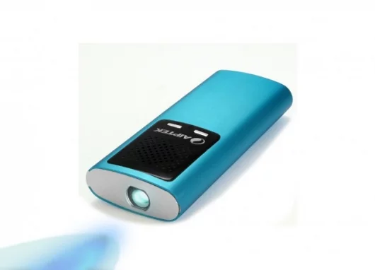 The Pico Projector T30 can project images and video from your iPhone or iPod without the need for apps or drivers