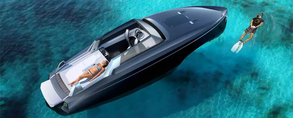 The Reversys Boat goes from fully enclosed to fully open within a matter of seconds