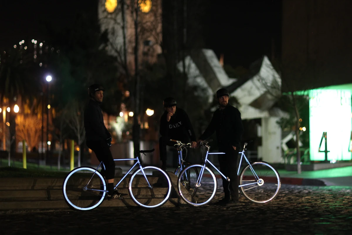 The Lumen Retro-Reflective City Bicycle from San Francisco's Mission Bicycle Company