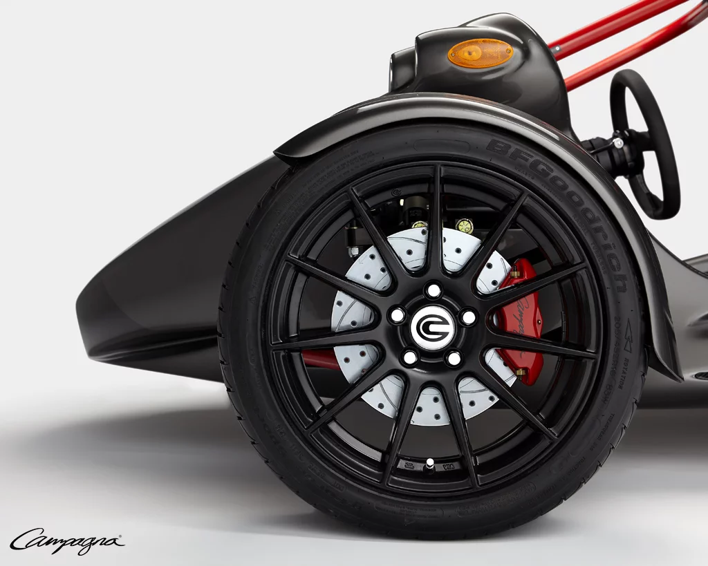 The 20th Anniversary Limited Edition T-REX features custom black aluminum wheels
