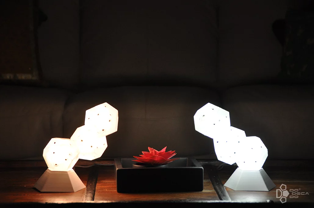 Stackable, customizable Dodecado LED lighting