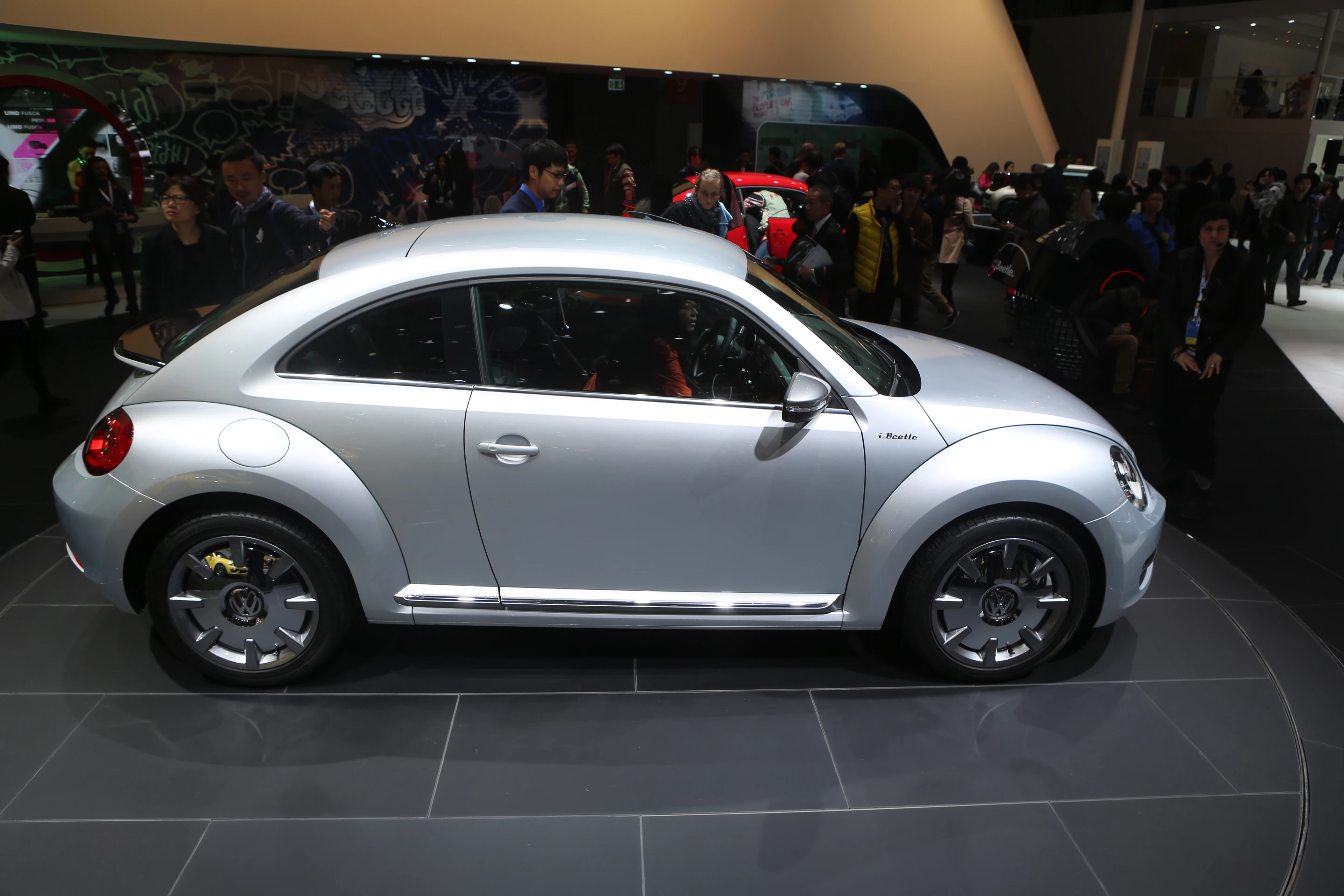 The Volkswagen iBeetle was developed in collaboration with Apple
