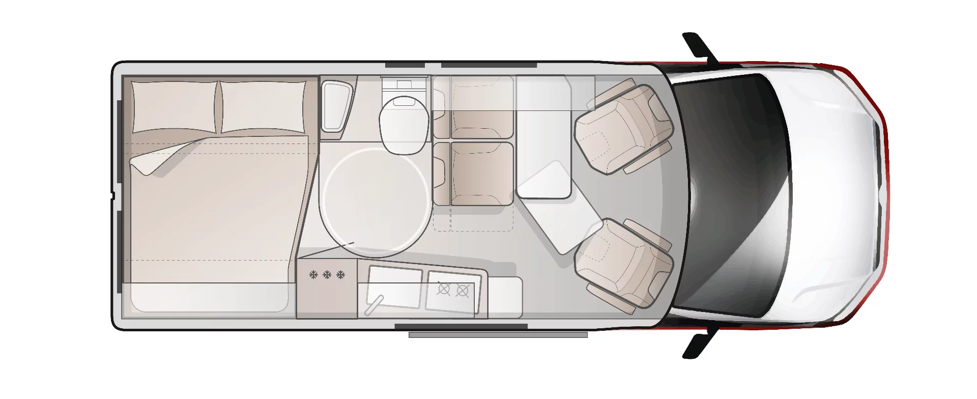 Knaus Saint & Sinner floor plan