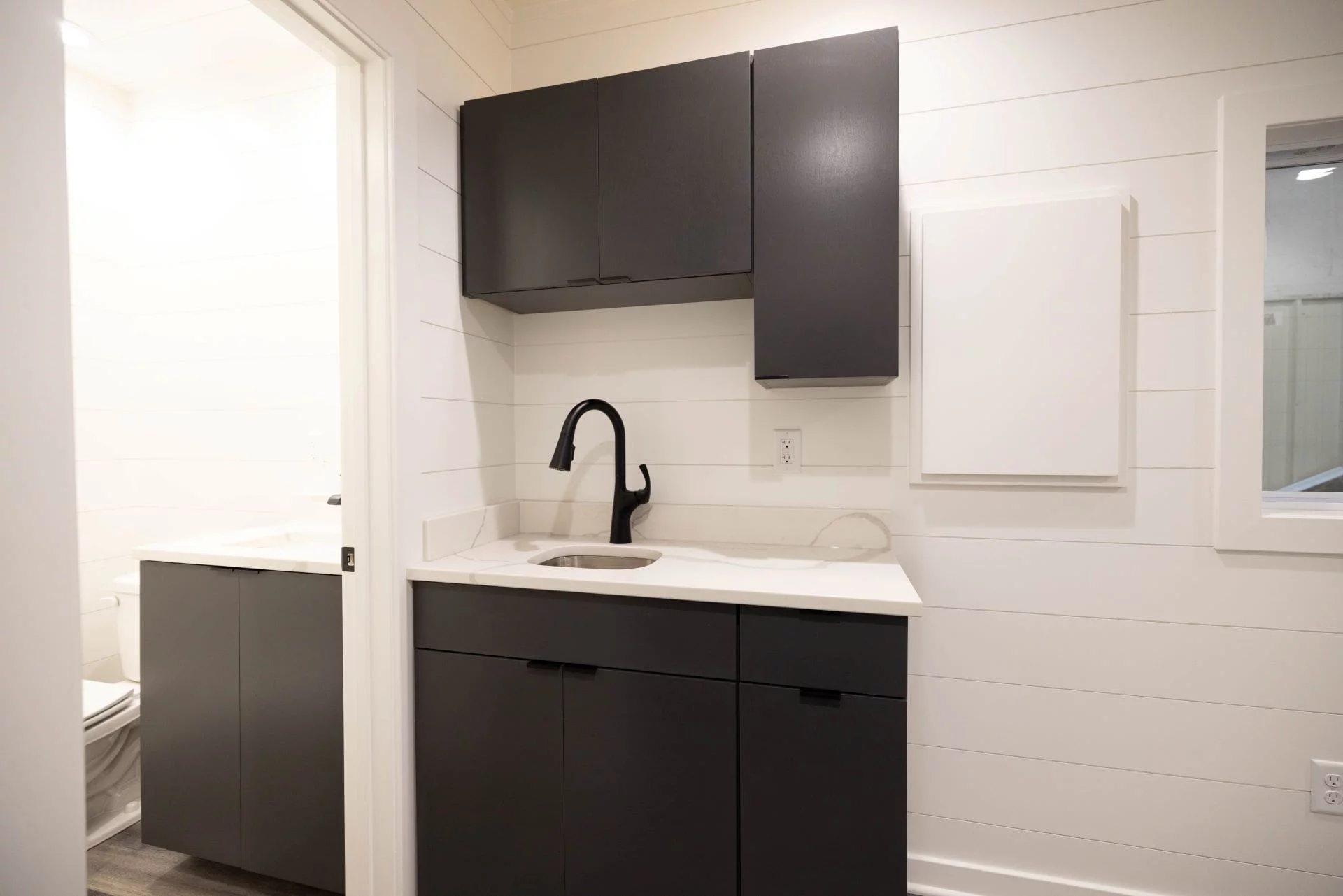 The Nook's interior decor is quite minimalist