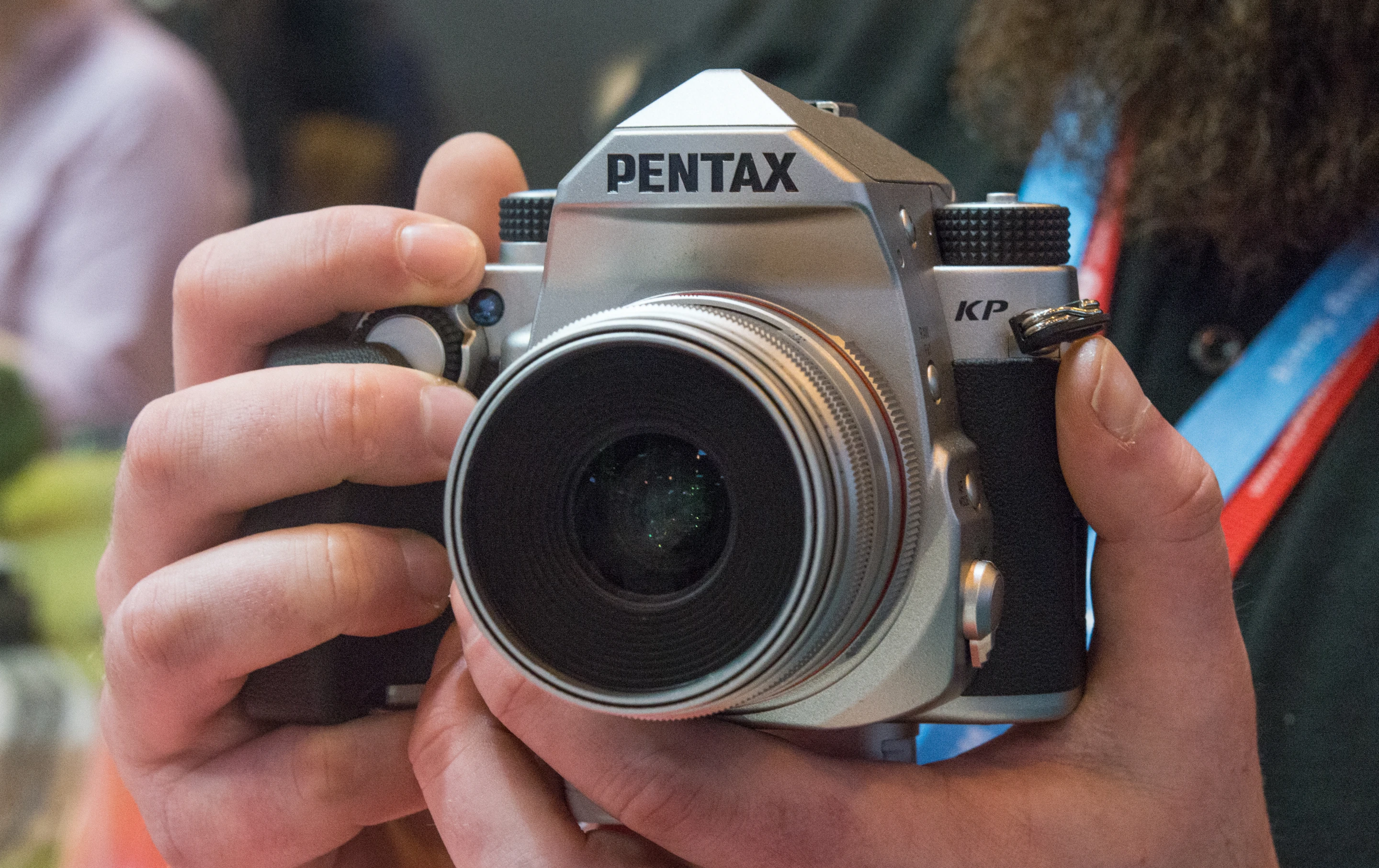 The Pentax KP compact DSLR boasts sky-high ISO settings and built-in 5-axis image stabilization