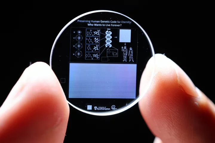 The full humane genome has been inscribed onto a 5D crystal for posterity