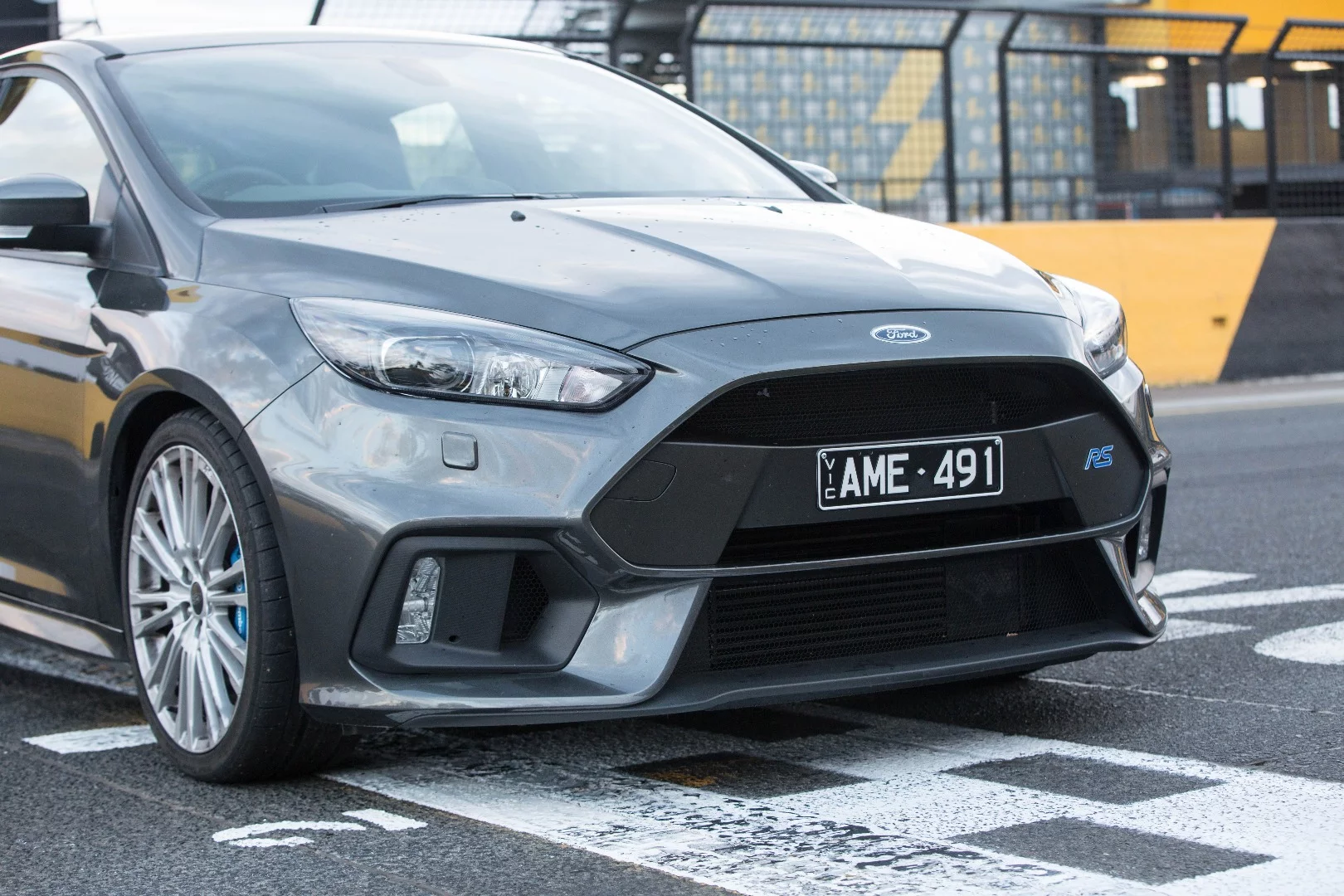 The gaping maw on the Ford Focus RS