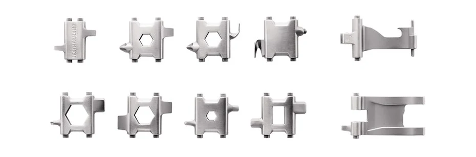 The Tread's tools are built into the links