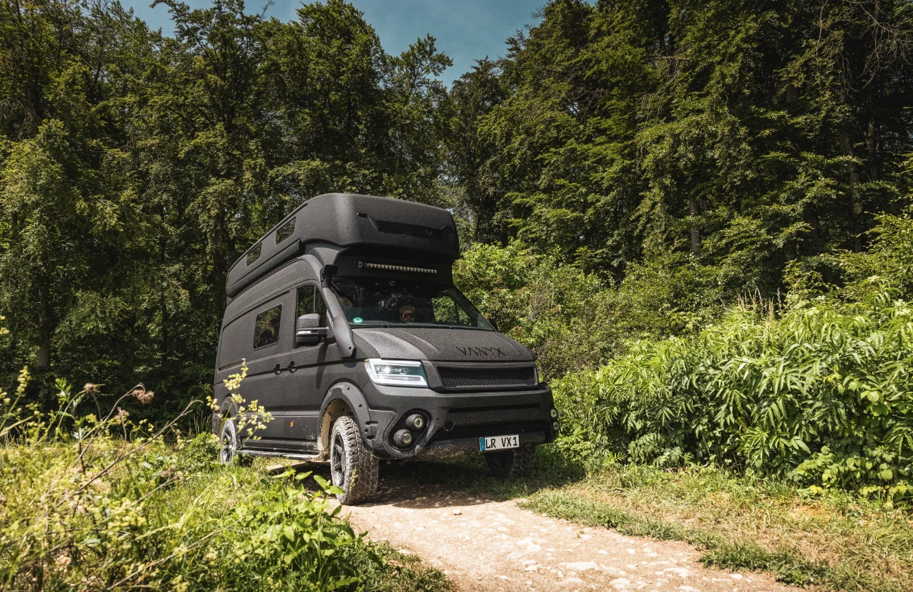 If you can manage to squeeze that roof below hanging branches, the Vanyx's short wheelbase and compact length and width, as compared to full-size expedition trucks, should help make it a little nimbler off-road ... but that roof is a lot to manage