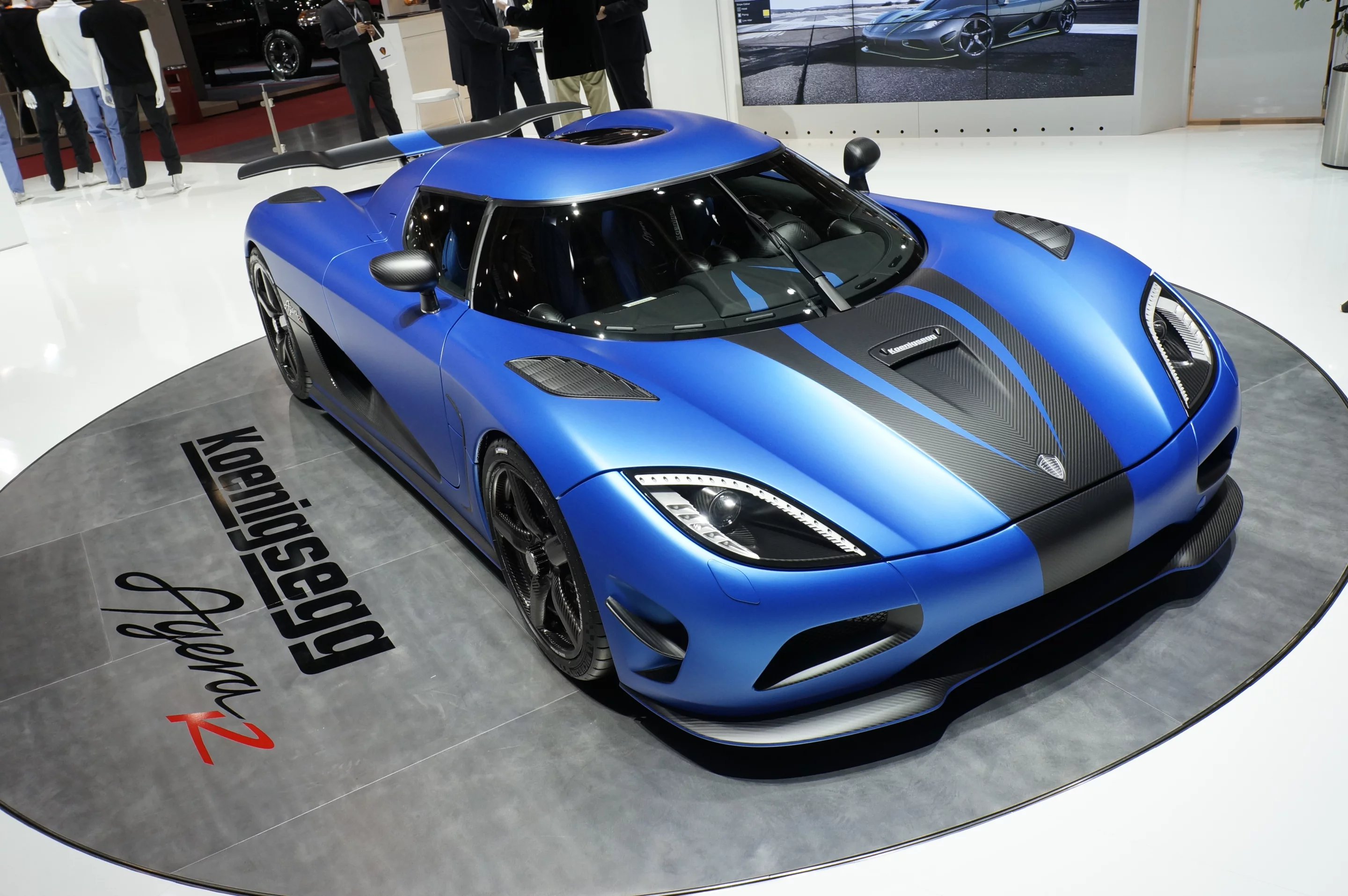 The Agera R on display at Geneva Auto Show 2012