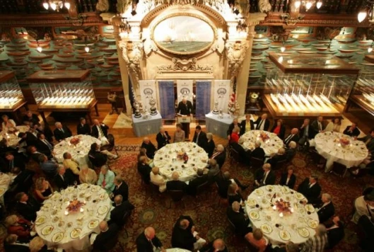 The Model Room during the Rolex Captain's Party at the New York Yacht Club in Manhattan. Photo by: Dan Nerney/ Rolex