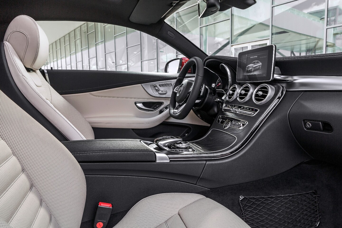 The C-Class Coupe is available with a wide range of driver aids