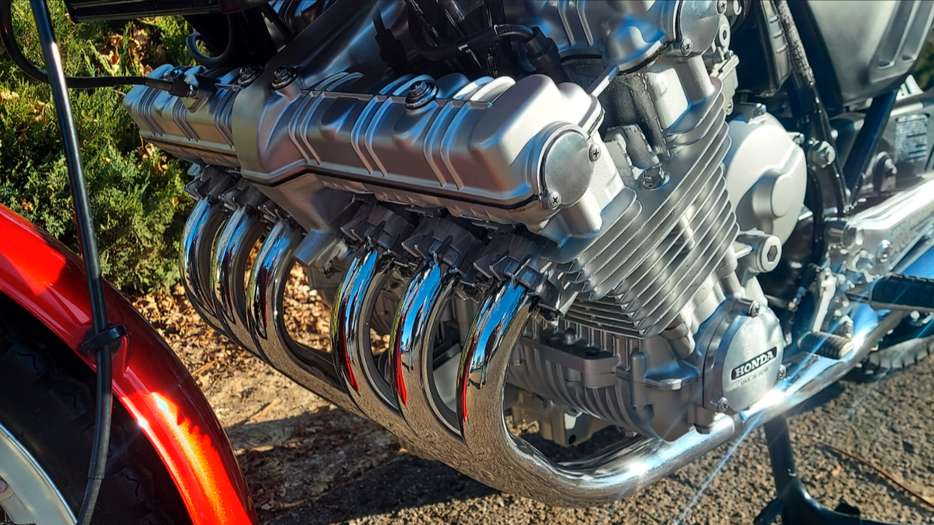 This 1979 Honda CBX sold for $38,500 as Lot S183 at Mecum Auctions' Las Vegas sale on Saturday, 29 January 2022, setting a new record which lasted less than an hour. The record was broken when a 1980 Honda CBX sold for $49,500 as Lot S202 at Mecum Auctions' Las Vegas sale on Saturday, 29 January 2022. That bike is discussed in much greater detail in the introduction to this article.