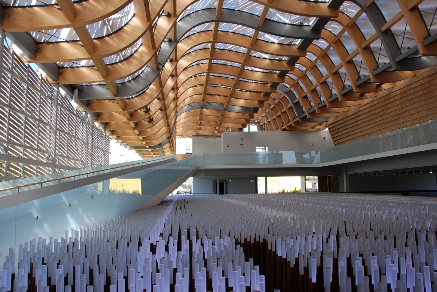 The China Pavilion for Milan Expo 2015, by Tsinghua University's Academy of Art and Design and New York architects Studio Link-Arc won the Beauty of Wood – Innovation prize